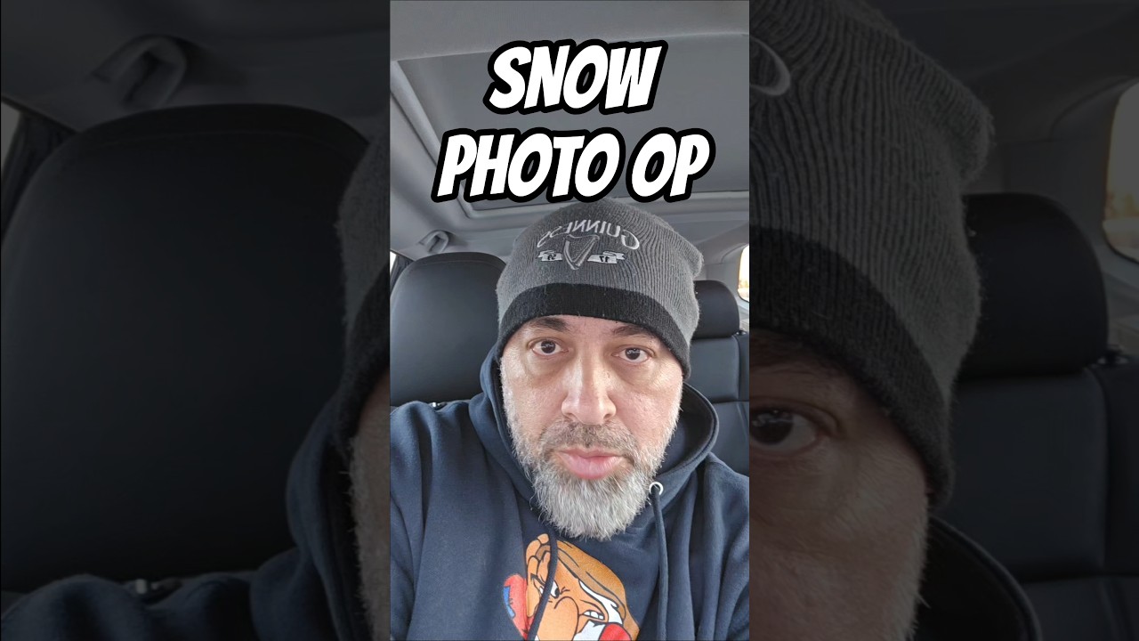 Snow Photo Op #snow #snowstorm #nj #comedy #danregancomedy