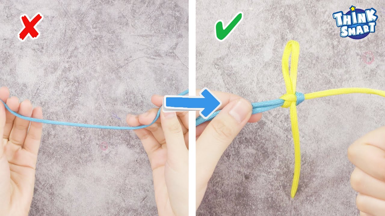 23 AMAZING AND SIMPLE KNOT FOR BEGINNER YouTube
