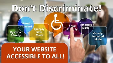 ADA Website Accessibility | ADA Compliant -Make your website accessible to ALL your visitors