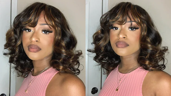 JENNY CURL HIGHLIGHTED BANG WIG REVIEW + UNBOXING ...