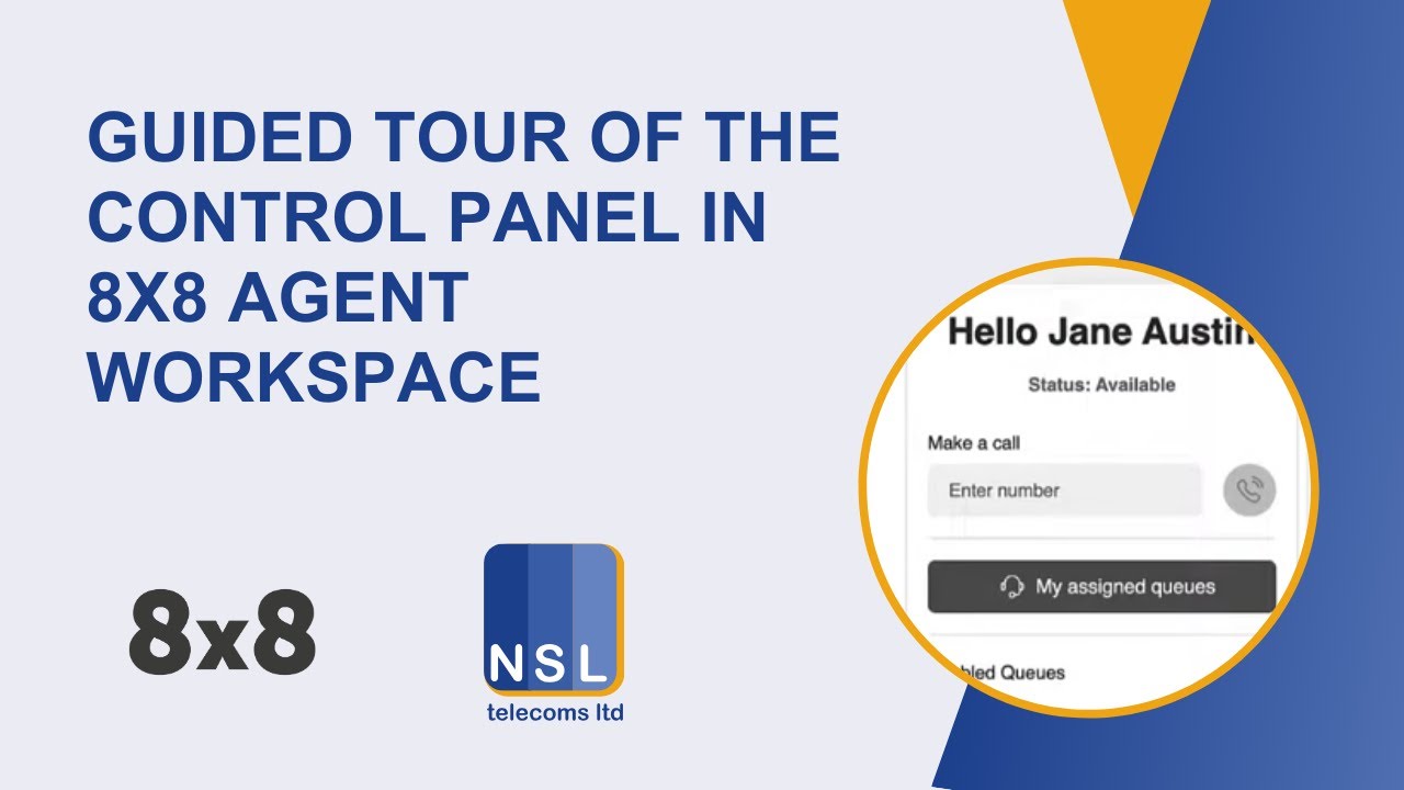 Control Panel in 8x8 Contact Center - YouTube