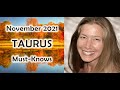 Taurus November 2021 Astrology (Must-Knows) Horoscope Forecast
