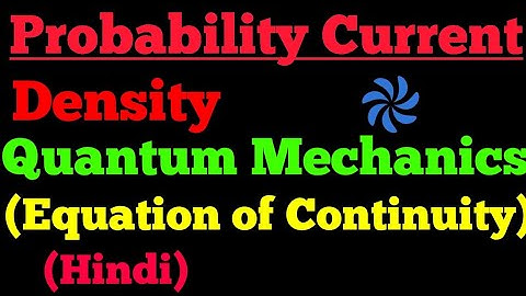 probability current density