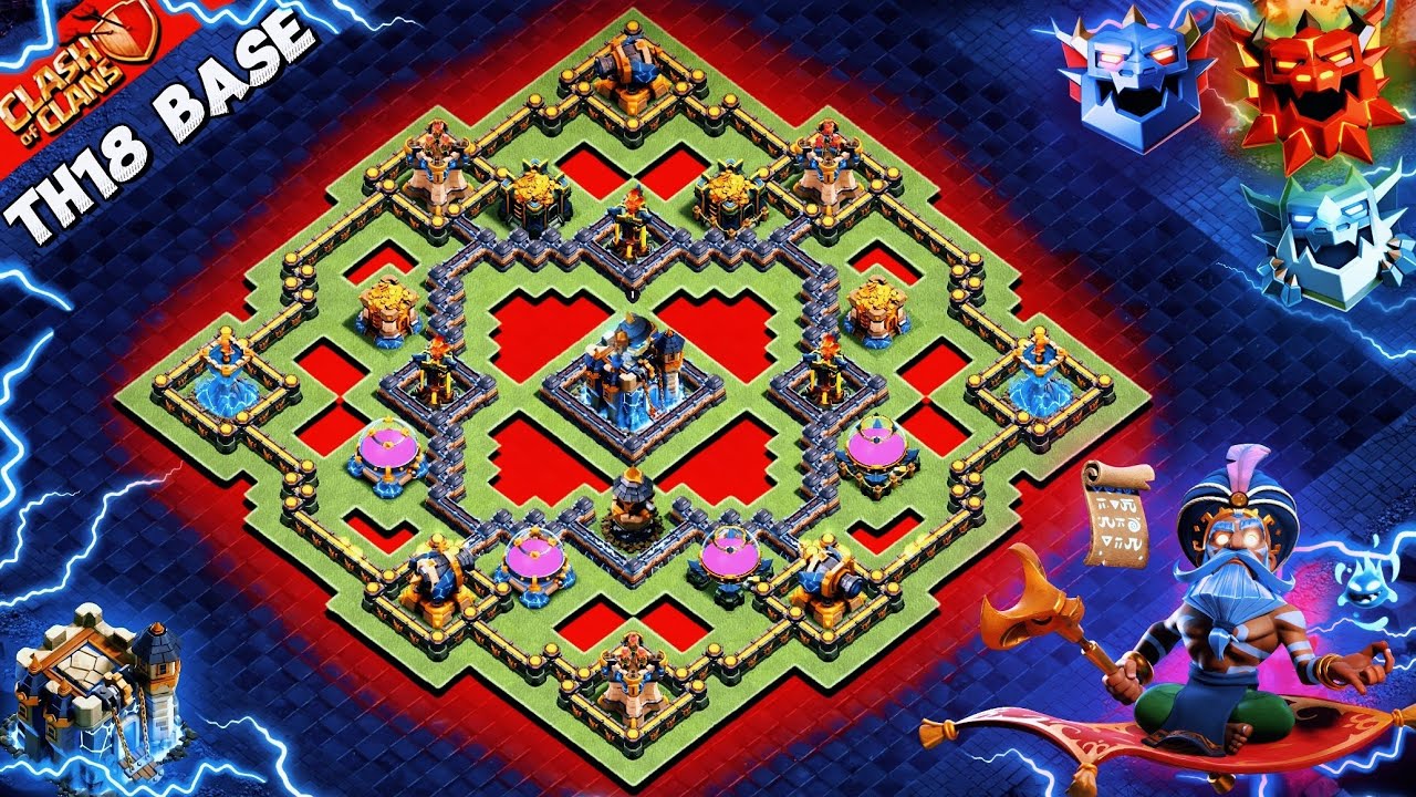 NEW STRONGEST! Town Hall 18 Base 2026!  TH18 Base eps. 1871