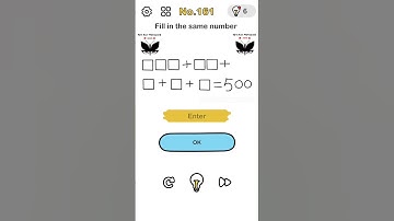 #161 - Brain out level 161 - Fill in the same number