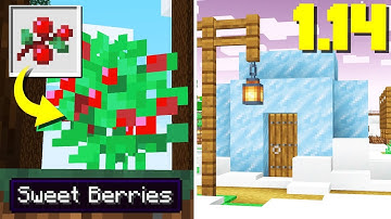 NEW Minecraft Snapshot: SWEET BERRIES! MORE New Villages (1.14 Update)