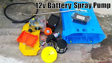 Make Agriculture 12v Battery Spray Pump || Agriculture battery spray pump Parts.