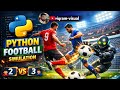 Python Simulates an Unbelievable Football#shorts #shortsfeed #viral 