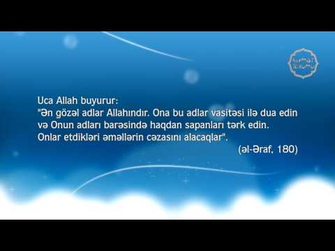 Video: Allahın üç sifəti hansılardır?