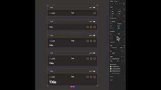 Properties sync for Android &amp; iOS top bar components in Figma #uidesign