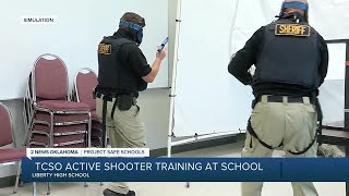 Tulsa county deputies train for active shooters