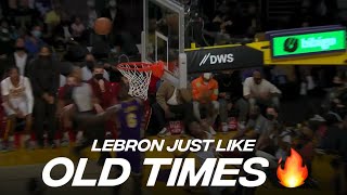 Lebron James Just Like Old Times CHASEDOWN BLOCK on Collin Sexton!