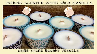 How to Make Wood Wick Scented Candles + Sourcing Unusual Vessels | Ellen Ruth Soap