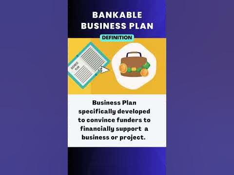 elements of bankable business plan