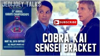 Cobra Kai season six sensei bracket