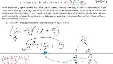 lesson 3   advanced  factoring strategies for quadratic expressions