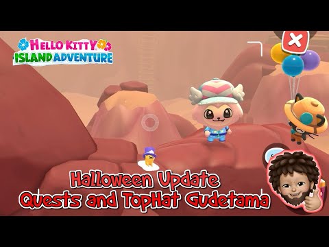 Hello Kitty Island Adventure - Halloween Update, Quests and TopHat Gudetama
