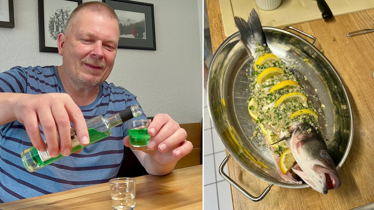 FEINSTER BARSCH IN DER MEHTENKÜCHE