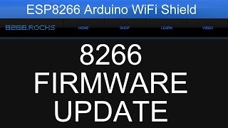 update esp8266 firmware using arduino