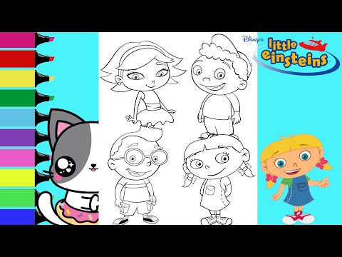Little Einsteins Coloring Book Compilation Annie June Leo and Quincy Coloring Book Pages