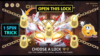 OPEN THIS LOCK IN DENSO GLOW WALL EVENT FREE FIRE 🔥 ONE SPIN TRICK DENSO GLOW WALL - GARENA FREEFIRE screenshot 5