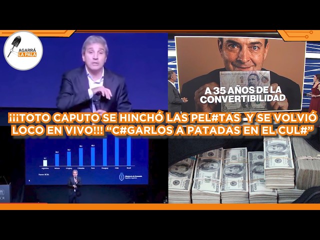 TOTO CAPUTO SE VOLVIÓ LOCO CONTRA LOS ECONOCHANTAS Y SE LOS DIJO EN LA CARA: "A PATADAS EN EL C*LO"