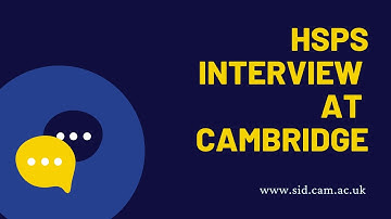 Human, Social and Political Sciences interview at Cambridge | Sidney
