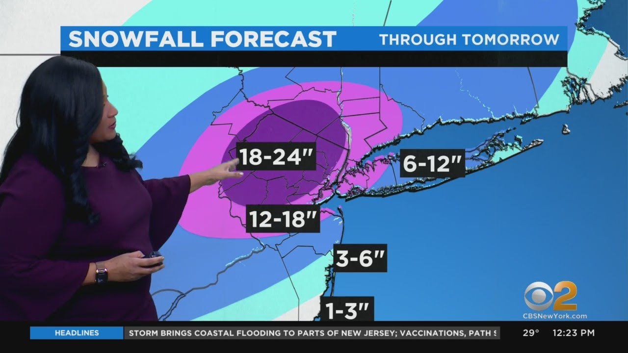 New York Weather: Powerful Winter Storm Picks Up - YouTube