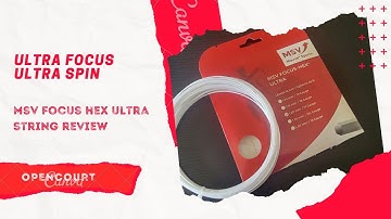 This string is better than my favorite budget poly - MSV Focus Hex Ultra String Review