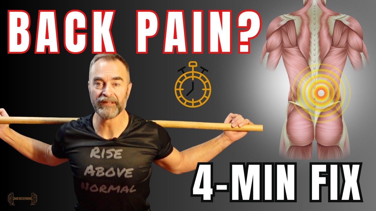 Back Pain? Do This 4-Min Fix (Works Fast)