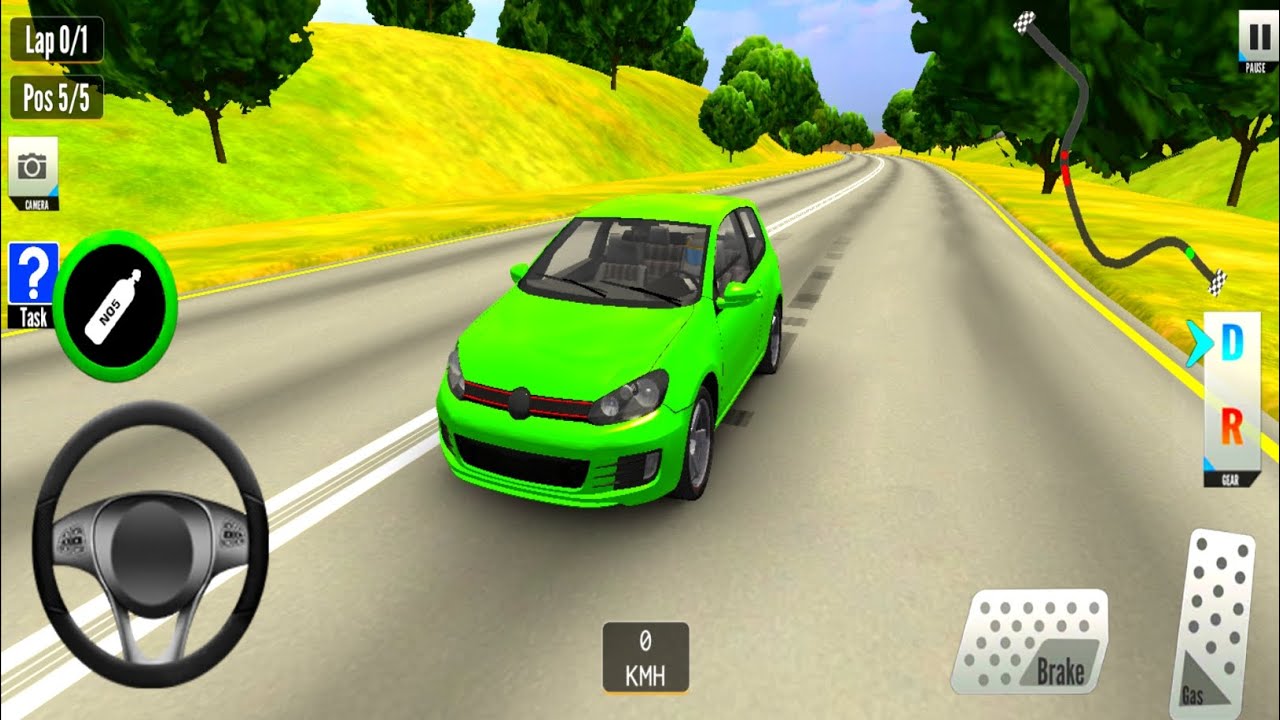 Car Simulation Draw chicnon car racing drawing simulator android gameplay - YouTube