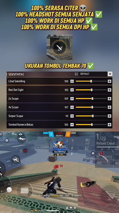 INI LAH SENSIVITAS ASLI RUOK FF TERBARU 2025 ✅ SERASA CITER👽