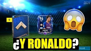 FIFA MOBILE 19 ¡MESSI TOTY GRL 96! ¿COMPRARE A RONALDO TOTY? :,V