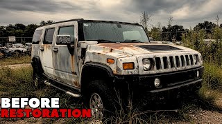 Athlete Statistics Abandoned 2003 Hummer H2 Full Restoration | Rusted to New ASMR Rebuild