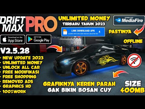 NEW UPDATE !! Drift Max Pro Mod Apk Terbaru 2023 v2.5.28 – Unlock All Cars & Unlimited Money 2023 Mới