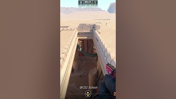 CS2 Anubis - A-Site Fake Smokes From Outside B #Cs2 #CounterStrike