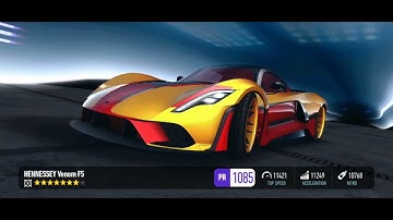 Nfs no limits : Hennessey Venom F5, stage up 7(UGR)