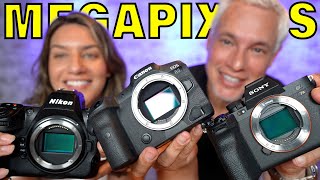 Nikon Z8 vs Canon R5 vs Sony a7R V: 45 megapixel full-frame mirrorless cameras!