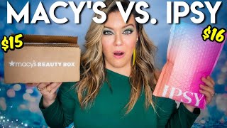 Ipsy Glam Bag Vs. Macy's Beauty Box January 2024 | IPSY REVIEW