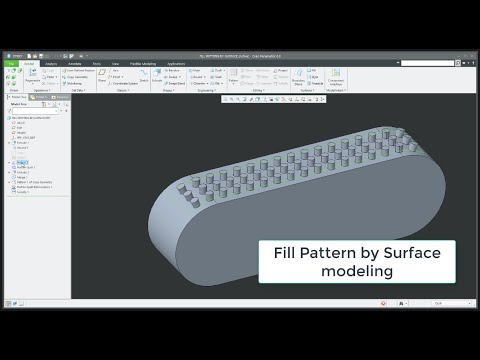 Fill Pattern by Surface modeling - YouTube