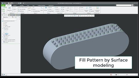 Fill Pattern by Surface modeling