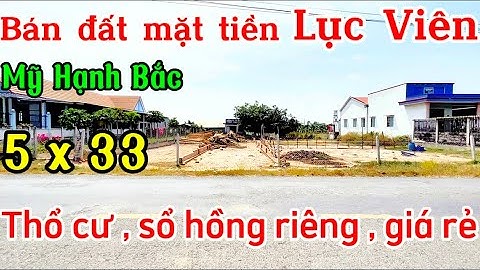 Bán đất mặt tiền Lục Viên , Mỹ Hạnh Bắc , Đức Hòa , Long An .