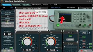 Riden RD6006 PC software wifi connection screenshot 5