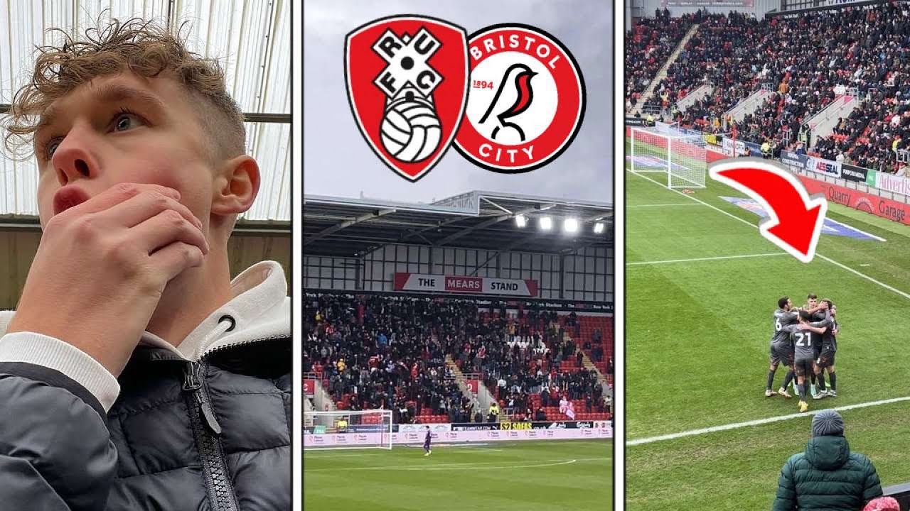 ROTHERHAM UNITED vs BRISTOL CITY *VLOG* CITY FANS WITNESS 3RD AWAY WIN