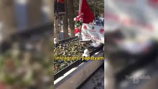 Şehit Kızı Ilk Karnesini Babasına Ürdü Ş