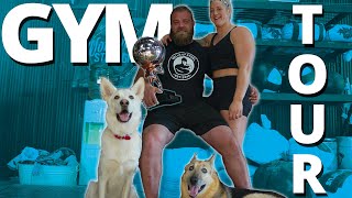 INSANE PERSONAL STRONGMAN Gym tour!