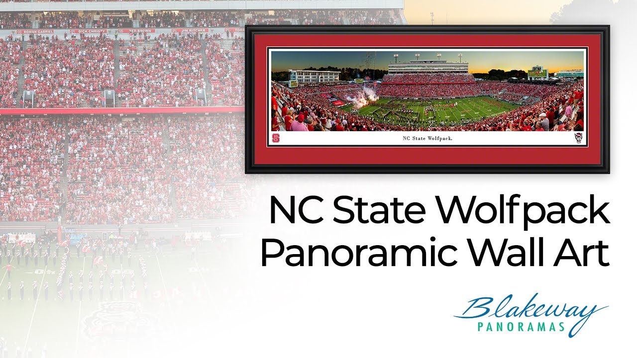 NC State Wolfpack Football Panoramic Picture - Carter-Finley Stadium - Blakeway Panoramas NCSU5