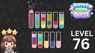 Water Sort Quest Level 76 Solution Walkthrough