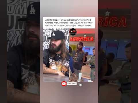Atlanta Rapper Jayy Wick Arrested for Attempted Murder in Florida Shooting #JayyWick #Rapper #shorts