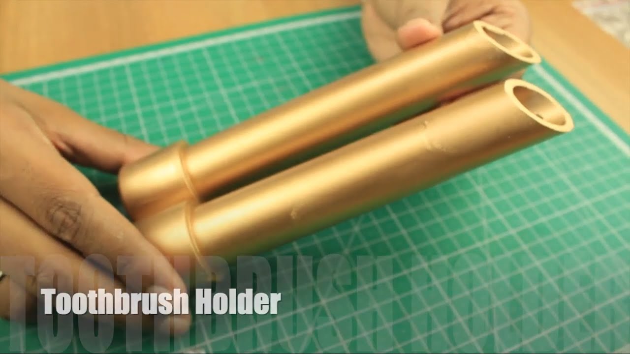PVC Toothbrush holder DIY Makershala YouTube